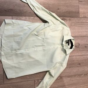 Pastel green men’s dress shirt